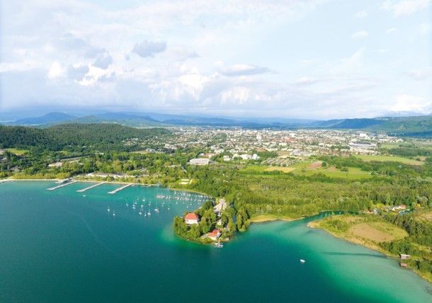     Aerial view of Klagenfurt 